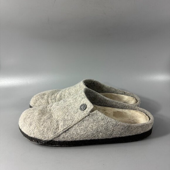 Birkenstock Zermatt Shearling Wool Felt, Light Gray, Size 39 - Picture 7 of 15